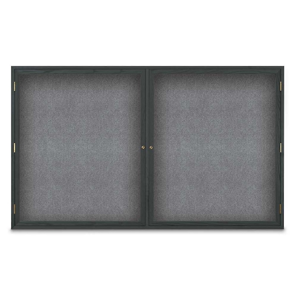 Sliding Door Indoor Enclosed Corkboard, 7